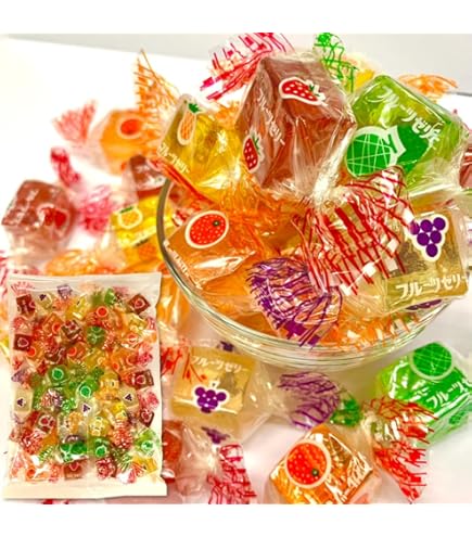 Amazon.co.jp: OKURUX [2袋セット] 金城製菓 ミックスゼリー 115g ×2袋
